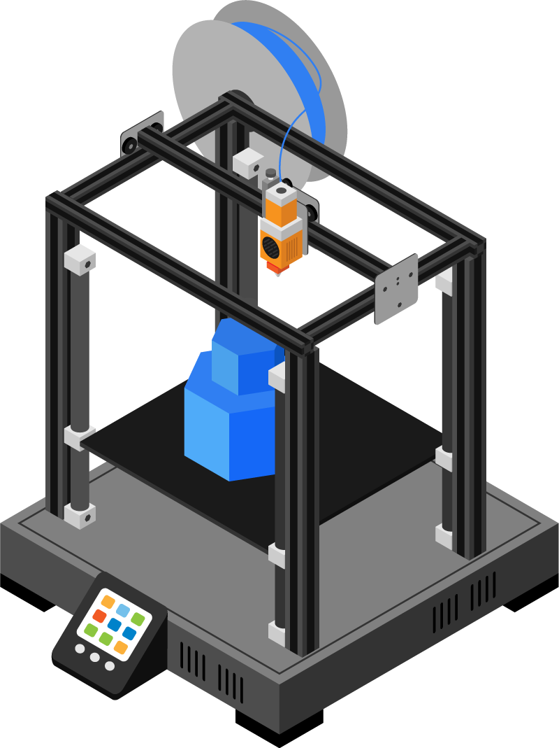 Figura 2: Tecnología de impresoras FDM